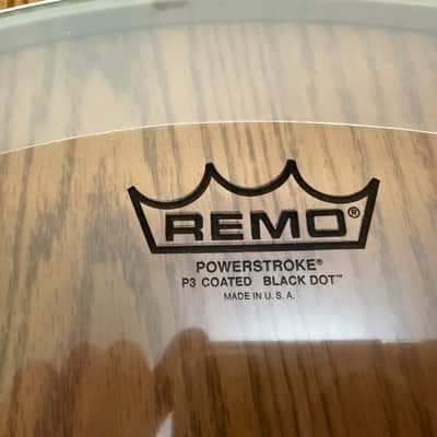 (4) 24” Remo Bass Drum Heads PS3 Black Dot Ebony Ambassador image 7