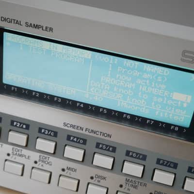 Akai • S1000 MIDI Stereo Digital Sampler (1988) /// SERVICED w/BOX, new PSU, backlight & floppies image 20