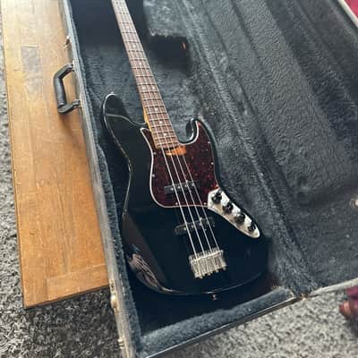1997 Fender Made in Mexico 4 String Deluxe Jazz Bass w/ Hardshell Case image 9