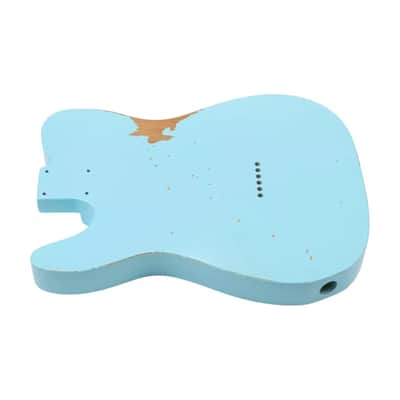 Finished Telecaster Body - Relic Sonic Blue image 2