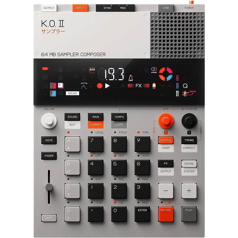 Teenage Engineering: EP-133 K.O. II 64MB Sampler Composer Sampler *Free Shipping in the USA* image 1
