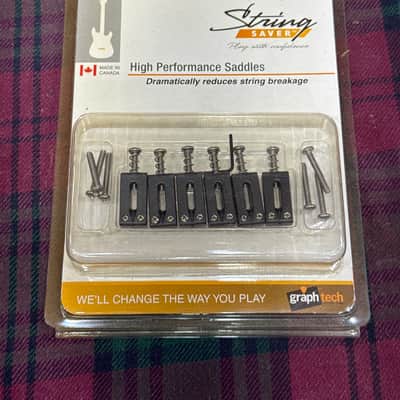 Graph Tech String Saver Strat & Tele Saddles - Matte image 1