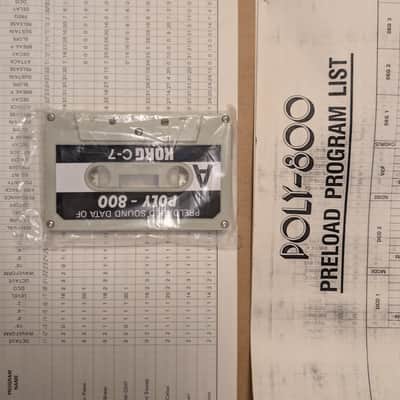 Korg Poly-800 in Original Box w/ Case Candy - NOS - Collectors image 6