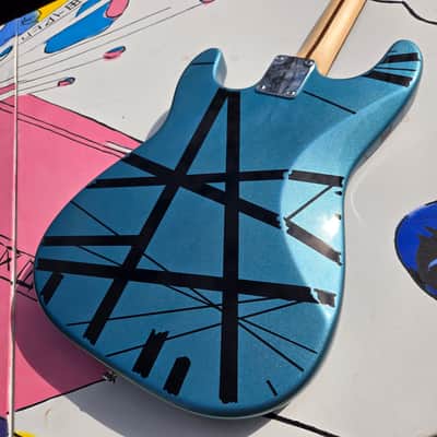 Squier Stratocaster Bullet EVH tribute image 18