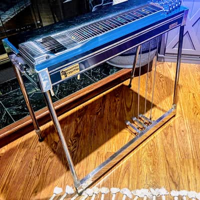 Remington Sustainmaster 2017 - Blue Mica w/ abalone trim, Pedal Steel Guitar image 1