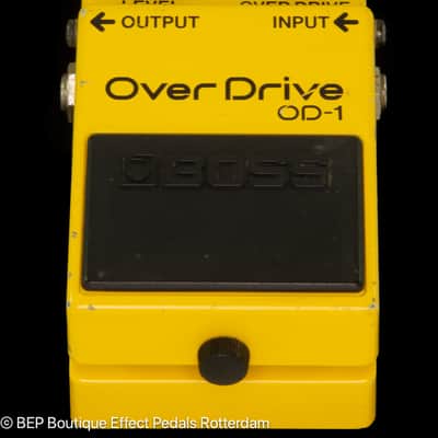 Boss OD-1 Overdrive 1986 Japan s/n 653700 with JRC4558DD op amp as used by Pete Townshend and Billy Duffy and many more .. image 8