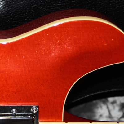 2000 Hamer - Newport Solid Spruce Top - Orange Sparkle image 5