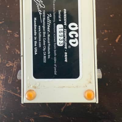 Fulltone OCD V1 Series 3 2008 - White image 2