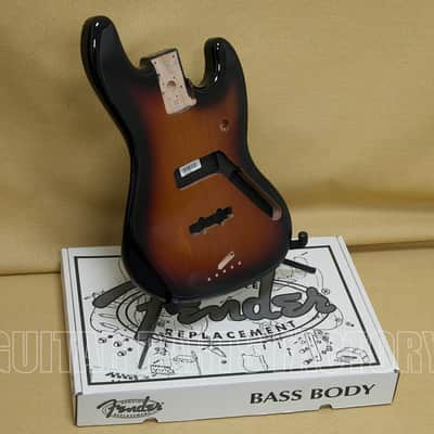 099-8008-732 Genuine Fender Sunburst Mexican Jazz J Bass Replacement Body
