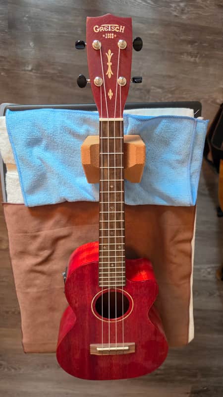 Gretsch G9121 Tenor Acoustic-Electric Ukulele 2023 - Honey Mahogany Stain