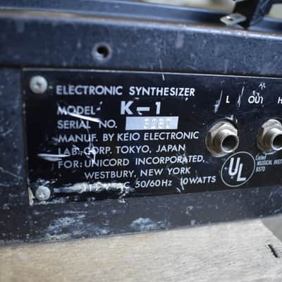 Univox MiniKORG 700 K-1 1970's Analog Synthesizer image 10