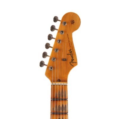 Fender Custom Shop 1956 Stratocaster Heavy Relic Guitar - Aged Vintage White - CHUCKSCLUSIVE - #R125401 image 7