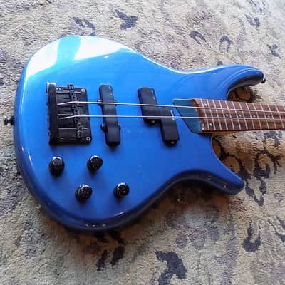 Ibanez SR500 Soundgear Electric Bass Active 1990s Metallic Blue image 4