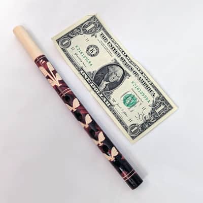 Vintage 5 holes Russian Svirel Folk Pipe / Flute - Wooden image 1