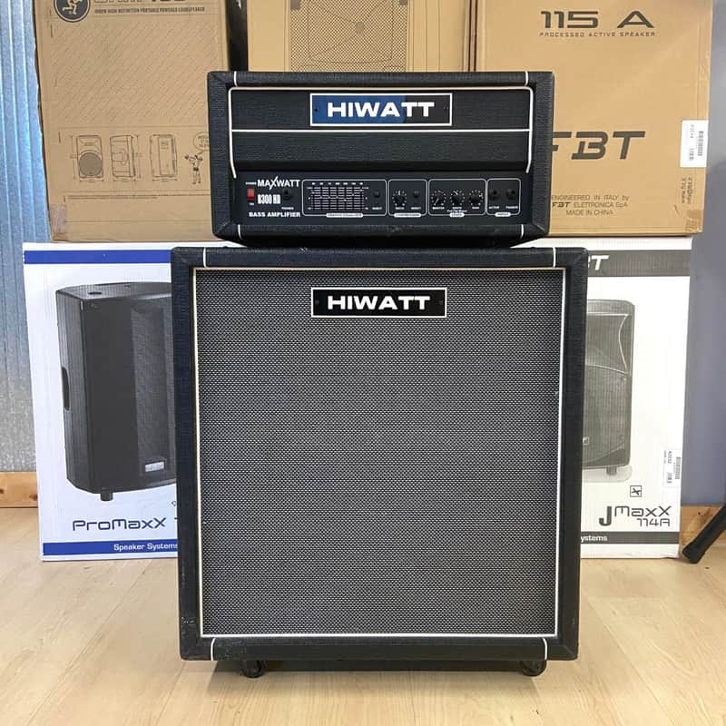 Hiwatt Bass Stack B410 B300HD image 1