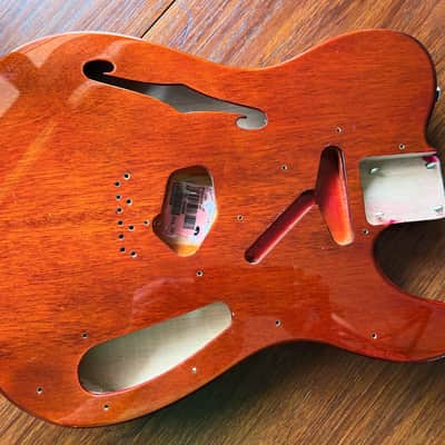 Squier Classic Vibe 60s Thinline Telecaster Body w/Pickguard, Bridge and Neckplate image 1