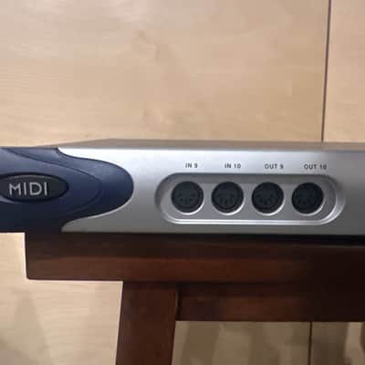 Digidesign MH041 Midi I/O Early 2000’s - Blue and black image 2