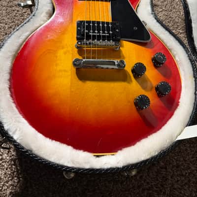 Gibson 1974 Les Paul Deluxe "Standard Conversion" - Cherry Sunburst image 12