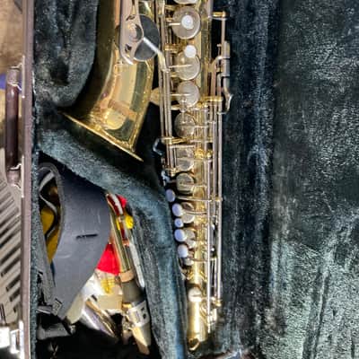 Yamaha YAS-23 Alto Saxophone MIJJapan w/ Case 1990s? - Gold image 2