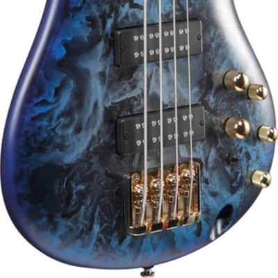 Ibanez SR Standard 4 String Electric Bass - Cosmic Blue Frozen Matte (SR300EDXCZM) image 2