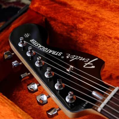 Fender FSR American Vintage '70s Stratocaster Matching Headstock 2015 Black image 14