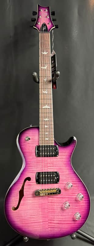 PRS SE Zach Myers 594 Semi-Hollow Electric Guitar Elderberry Burst w/ Gig Bag