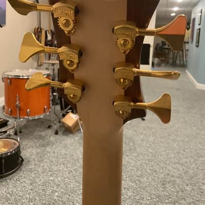 Custom Rickenbacker style 6 string left handed bass 2010 image 6