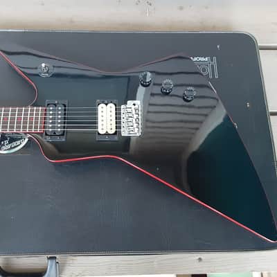 Vintage 1980's Hohner Professional EX Devil Explorer Electric Guitar w/ Original Case! image 1