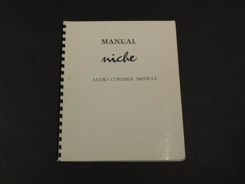Niche Audio Control Module Manual image 1