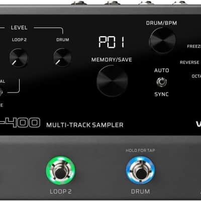 Valeton VLP-400 Multi-Track Sampler with 4 Footswitches - Two Full-Featured Loopers, Drum Machine image 1