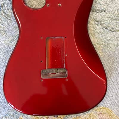 Fender American Vintage '57 Stratocaster Body 2007 Candy Apple Red image 5