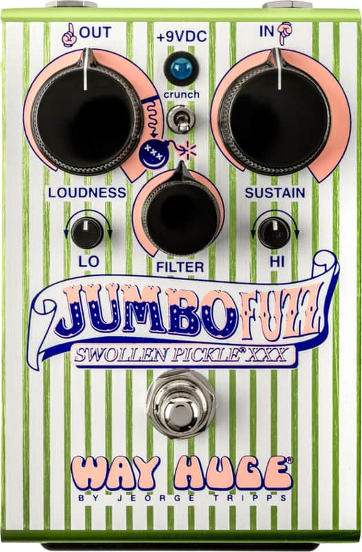 Way Huge WHE407 Jumbo Fuzz Swollen Pickle XXX 30th Anniversary Limited Edition Fuzz Effects Pedal image 1