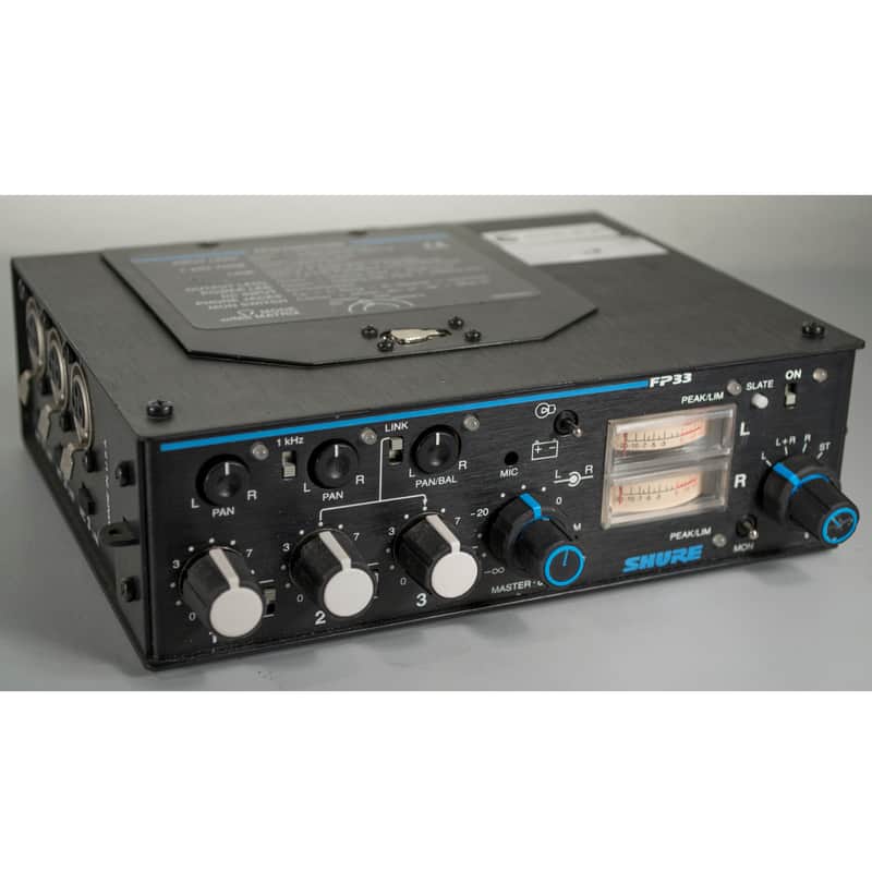 Shure FP33 Portable 3-Channel Remote Stereo Mixer | Reverb