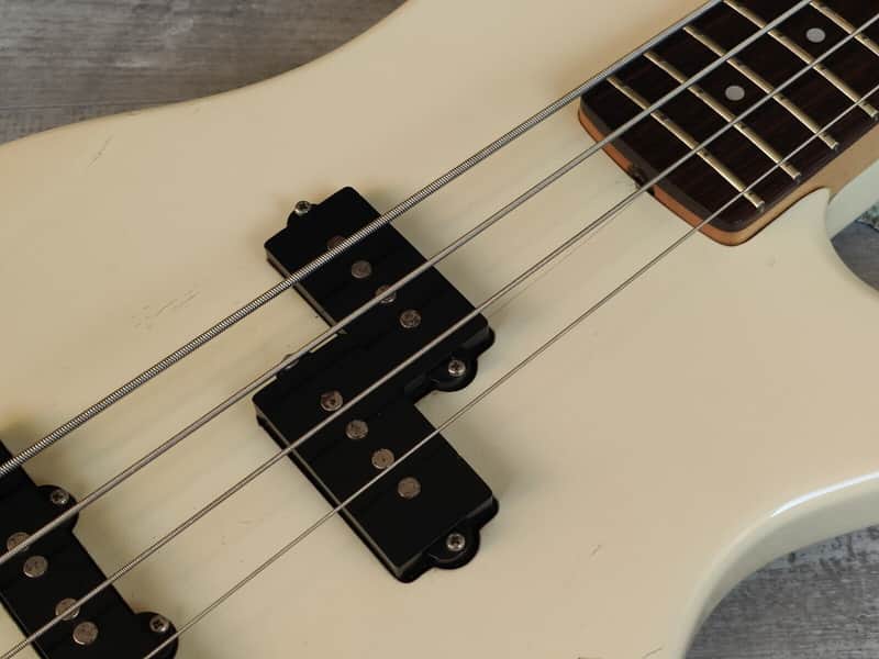 1987 Greco AMB-42 Atomic Series Medium Scale Electric Bass Guitar