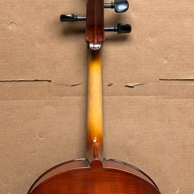 Yamaha VC3 4/4 Cello Outfit 2014 - Natural Poly Varnish (w/ Gig Bag & Bow) image 14