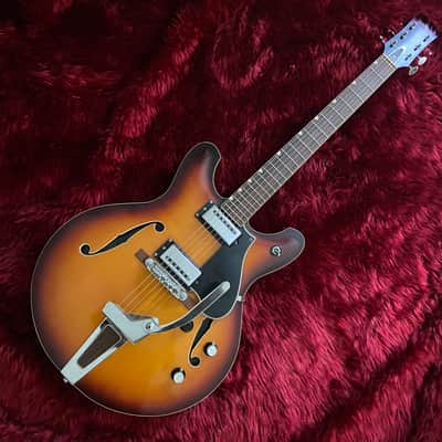 c.1967-1972 Yamaha SA-30T MIJ Vintage Hollow Body Guitar “Sunburst” image 2
