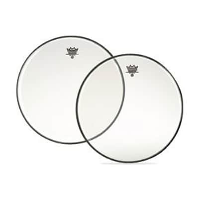 Remo 14" Clear Ambassador Snare Side Drumhead w/ No Collar image 2