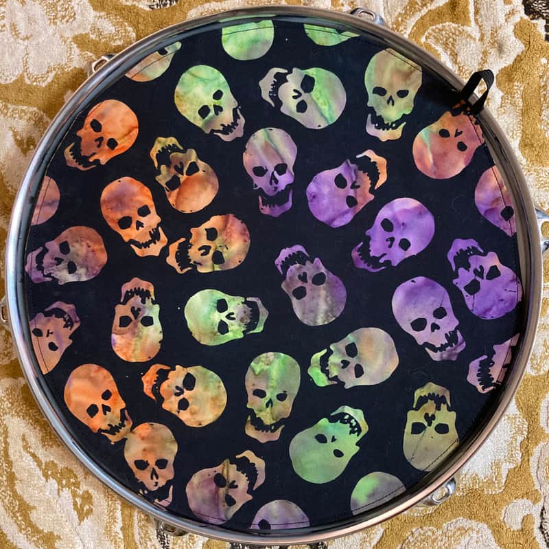 12" Drum Bunny reversible partial mute - funk cover - dampener - compare to Drum Tortillas image 1