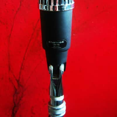 Vintage 1960's Claricon 38-040 dynamic microphone Hi Z w cable & stand Monarch Olson Lafayette image 4