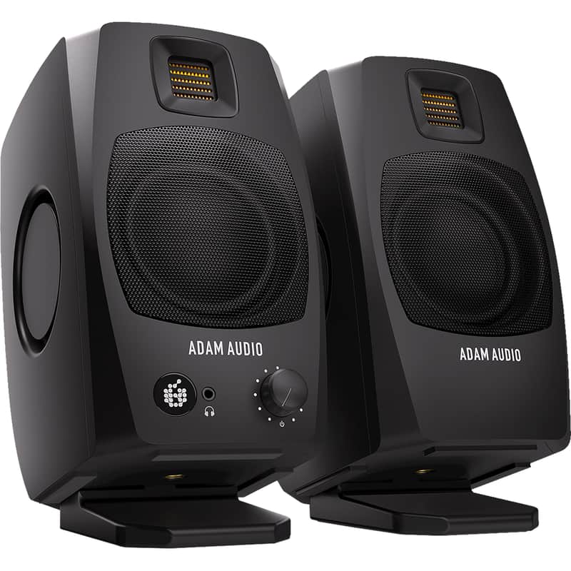 ADAM Audio D3V Desktop Monitors - Black image 1