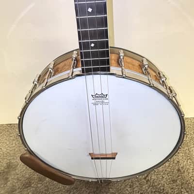 1920'S May Bell / Slingerland 19 Fret Tenor Banjo "RESTOMOD" W/ Orig Hard Case image 8