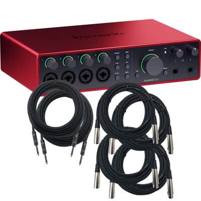 Focusrite Scarlett 18i16 (4th Gen) USB Audio Interface CABLE KIT image 1
