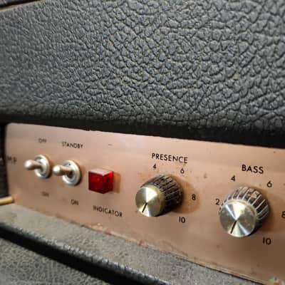 Marshall JMP 1987 2-Channel 50-Watt Guitar Amp Head 1967 - 1975 - Black image 4