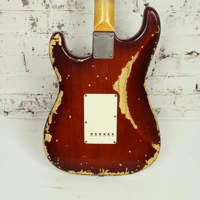 Fender Custom Shop 62 Stratocaster Heavy Relic Violin Burst 2009 image 10