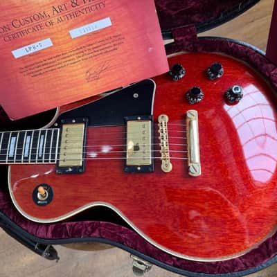 Gibson Custom Shop ‘57 Les Paul Custom 2005 - Faded cherry LPR-7 R7 image 12