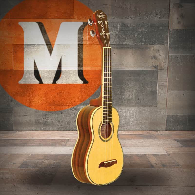 Oscar Schmidt OU3-R Concert Ukulele - Natural Spruce (OU3-A-U) image 1