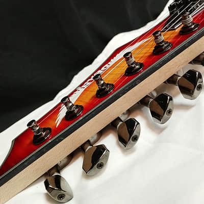 DEAN Custom 380 Floyd electric GUITAR new Trans Amber w/ Light CASE - Tremolo image 9