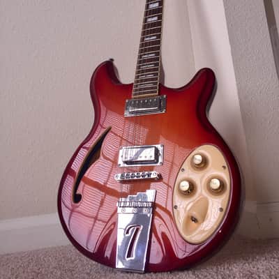 Italia Rimini 12 String Semi-Hollow Electric Guitar - Like New Italia Rimini 12 String Semi-Hollow B image 4