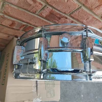 Ludwig Vintage Supraphonic Snare Drum. 1976 5x14 - Very Nice! FREE Snare Stand image 3
