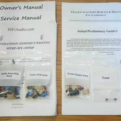 Realistic STA-90 restoration kit filter capacitor repair rebuild fix image 1